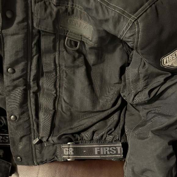 First Gear Kenya Motorcycle Jacket - Airflow Design, Plus Integrated Fleece (XL) - Picture 11 of 13